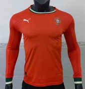 2025 Portugal Home long sleeves Player Version Soccer Jersey
