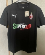 2025 AC Milan black cotton t shirt