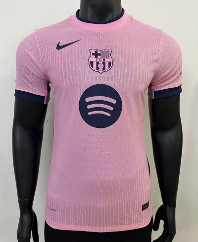 2526 Bar pink player version soccer jersey